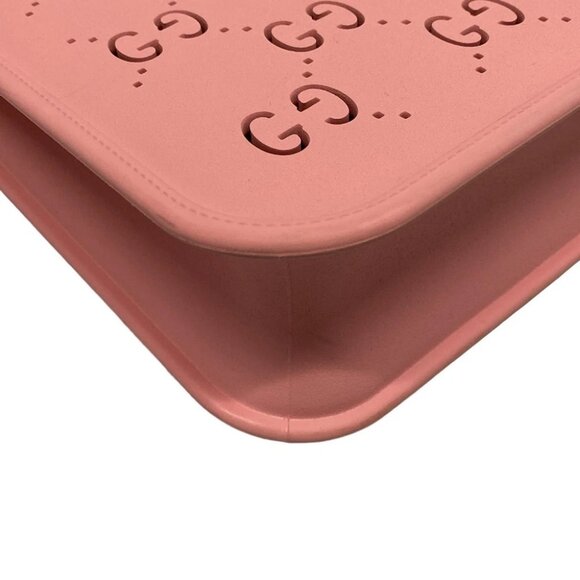 GUCCI Children's GG Tote Bag 679365 Pink Rubber - Tote Bag - Picture 12 of 16